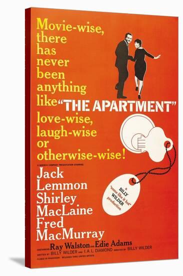 The Apartment, 1960, Directed by Billy Wilder-null-Stretched Canvas