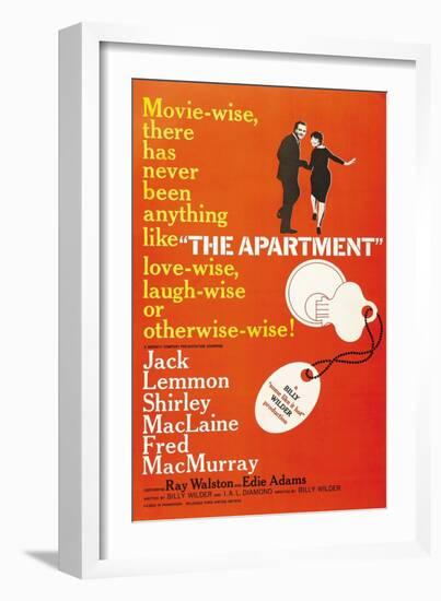 The Apartment, 1960, Directed by Billy Wilder-null-Framed Giclee Print