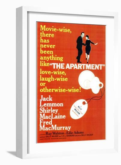 The Apartment, 1960-null-Framed Art Print