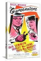 The Apartment, French Movie Poster, 1960-null-Stretched Canvas