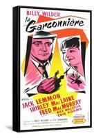 The Apartment, French Movie Poster, 1960-null-Framed Stretched Canvas