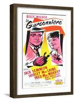 The Apartment, French Movie Poster, 1960-null-Framed Art Print