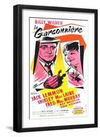 The Apartment, French Movie Poster, 1960-null-Framed Art Print