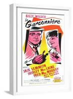 The Apartment, French Movie Poster, 1960-null-Framed Art Print
