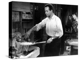 The Apartment, Jack Lemmon, Shirley MacLaine, 1960-null-Stretched Canvas