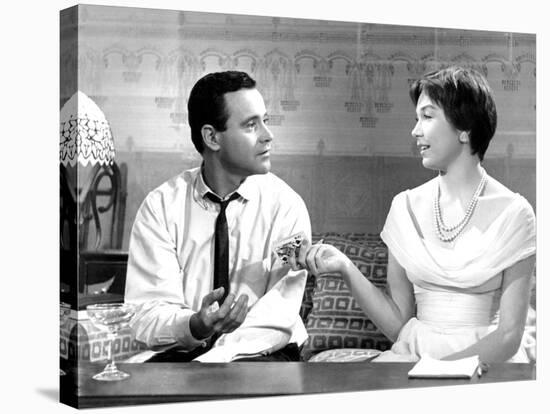 The Apartment, Jack Lemmon, Shirley MacLaine, 1960-null-Stretched Canvas