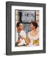 The Apartment, Spanish Movie Poster, 1960-null-Framed Art Print