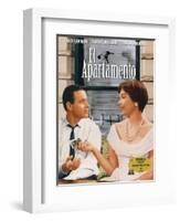 The Apartment, Spanish Movie Poster, 1960-null-Framed Art Print