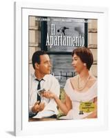 The Apartment, Spanish Movie Poster, 1960-null-Framed Art Print