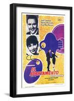 The Apartment, Spanish Movie Poster, 1960-null-Framed Art Print