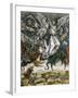 The Apocalypse of Saint John: the Fall of the Rebel Angels-Albrecht Durer Or Duerer-Framed Giclee Print