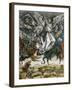 The Apocalypse of Saint John: the Fall of the Rebel Angels-Albrecht Durer Or Duerer-Framed Giclee Print