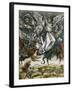 The Apocalypse of Saint John: the Fall of the Rebel Angels-Albrecht Durer Or Duerer-Framed Giclee Print