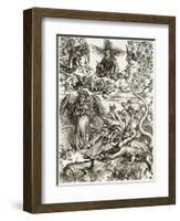 The Apocalyptic Woman-Albrecht Dürer-Framed Giclee Print