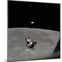 The Apollo 11 Lunar Module Ascending from Moon's Surface, July 20, 1969-null-Mounted Photo