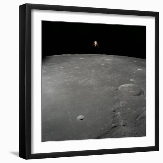 The Apollo 12 Lunar Module Intrepid Is Set in a Lunar Landing Configuration-null-Framed Photographic Print