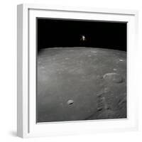 The Apollo 12 Lunar Module Intrepid Is Set in a Lunar Landing Configuration-null-Framed Photographic Print