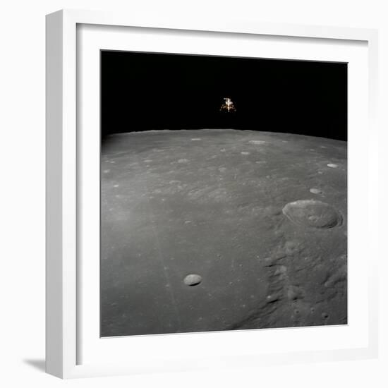 The Apollo 12 Lunar Module Intrepid Is Set in a Lunar Landing Configuration-null-Framed Photographic Print