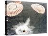 The Apollo 15 Capsule Lands Safely Despite a Parachute Failure, Mid-Pacific Ocean, 1971-null-Stretched Canvas