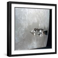 The Apollo 15 Command and Service Modules in Lunar Orbit, 1971-null-Framed Photographic Print