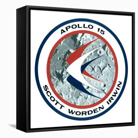 The Apollo 15 Lunar Mission Insignia, 1971-null-Framed Stretched Canvas