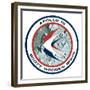 The Apollo 15 Lunar Mission Insignia, 1971-null-Framed Giclee Print