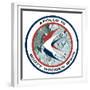 The Apollo 15 Lunar Mission Insignia, 1971-null-Framed Giclee Print