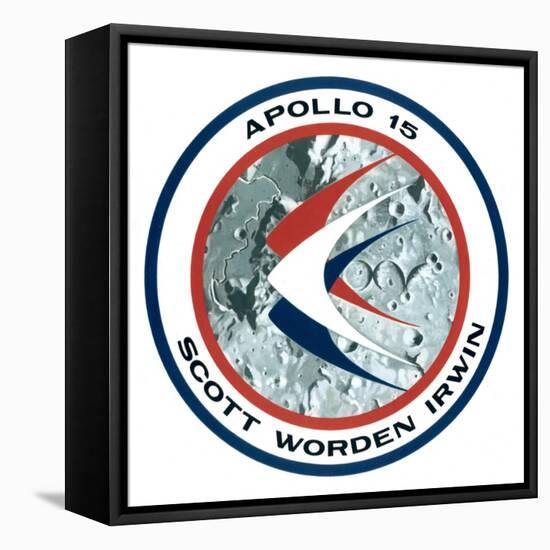The Apollo 15 Lunar Mission Insignia, 1971-null-Framed Stretched Canvas
