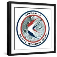 The Apollo 15 Lunar Mission Insignia, 1971-null-Framed Giclee Print