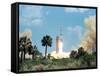 The Apollo 16 Space Vehicle Is Launched from Kennedy Space Center-Stocktrek Images-Framed Stretched Canvas