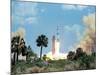 The Apollo 16 Space Vehicle Is Launched from Kennedy Space Center-Stocktrek Images-Mounted Photographic Print