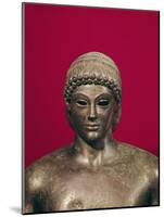 The Apollo of Piombino, Head of the Statue, Found in Benevento, Greek, circa 480 BC-null-Mounted Giclee Print