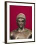 The Apollo of Piombino, Head of the Statue, Found in Benevento, Greek, circa 480 BC-null-Framed Giclee Print