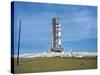 The Apollo Saturn 501 Launch Vehicle Mated To the Apollo Spacecraft-Stocktrek Images-Stretched Canvas