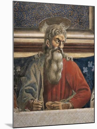 The Apostle Andrew, Detail from the Last Supper, 1450-Andrea Del Castagno-Mounted Giclee Print