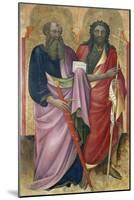 The Apostle Paul and John the Baptist, C.1418-20-Piero Di Alvaro-Mounted Giclee Print