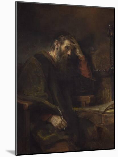 The Apostle Paul, C.1657-Rembrandt van Rijn-Mounted Giclee Print