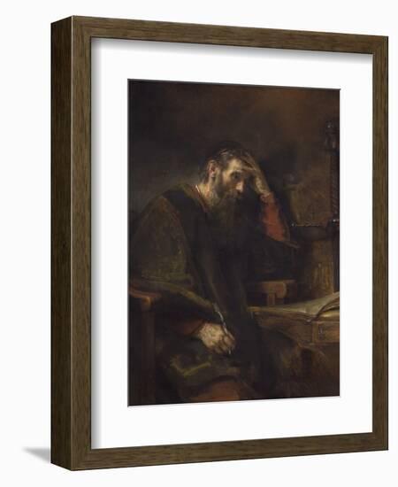 The Apostle Paul, C. 1657-Rembrandt van Rijn-Framed Art Print