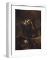 The Apostle Paul, C. 1657-Rembrandt van Rijn-Framed Art Print