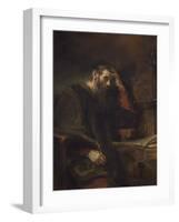 The Apostle Paul, C. 1657-Rembrandt van Rijn-Framed Art Print