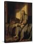 The Apostle Paul in Prison, 1627-Rembrandt van Rijn-Stretched Canvas