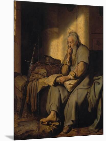 The Apostle Paul in Prison, 1627-Rembrandt van Rijn-Mounted Giclee Print