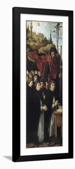 The Apostle Saint James the Great with Preachers (Right Panel of the Last Judgment Triptyc)-Pieter Coecke Van Aelst the Elder-Framed Giclee Print