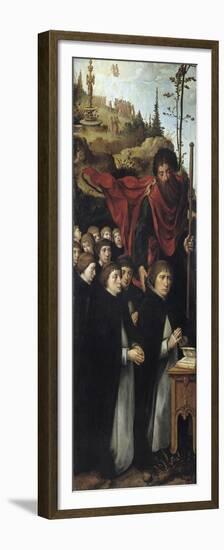 The Apostle Saint James the Great with Preachers (Right Panel of the Last Judgment Triptyc)-Pieter Coecke Van Aelst the Elder-Framed Premium Giclee Print