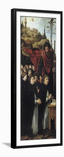 The Apostle Saint James the Great with Preachers (Right Panel of the Last Judgment Triptyc)-Pieter Coecke Van Aelst the Elder-Framed Premium Giclee Print