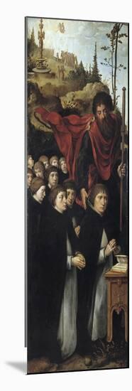 The Apostle Saint James the Great with Preachers (Right Panel of the Last Judgment Triptyc)-Pieter Coecke Van Aelst the Elder-Mounted Premium Giclee Print