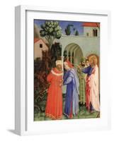 The Apostle Saint James the Greater Freeing the Magician Hermogenes-Fra Angelico-Framed Giclee Print