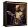 The Apostle Saint Thomas Painting by Georges De La Tour (1593-1652) 17Th Century Sun. 0,51X0,71 M-Georges De La Tour-Framed Stretched Canvas