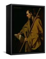 The Apostle St. Thomas, circa 1619-20-Diego Velazquez-Framed Stretched Canvas