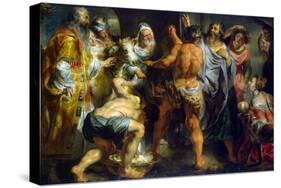 The Apostles Paul and Barnabas in Lystra, C1616-1617-Jacob Jordaens-Stretched Canvas